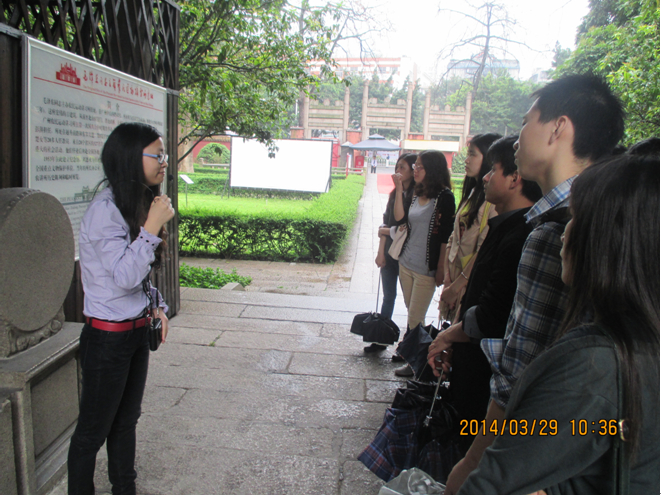 缅怀革命先烈 弘扬爱国主义——记2013级MCA班团支部清明支部活动